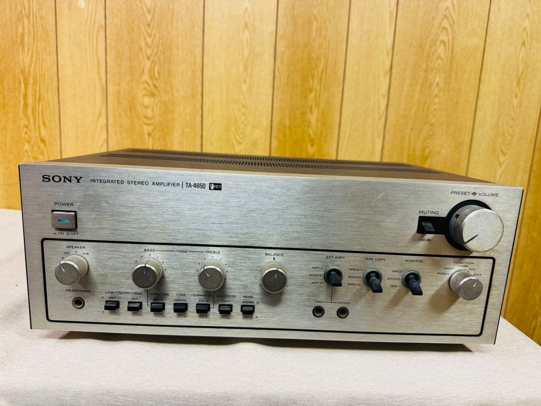 SONY TA-4650 プリメインアンプ ソニー