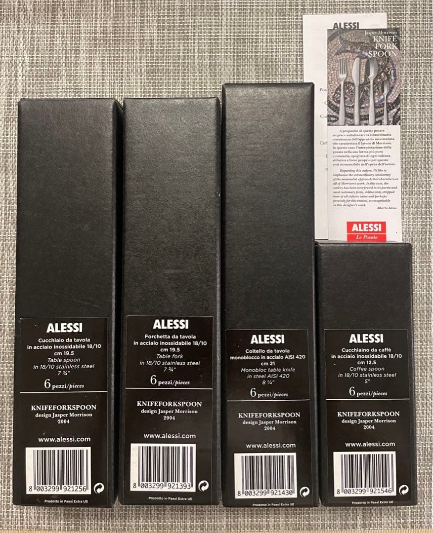 アレッシィ♡カトラリー24本セット　ナイフフォークスプーン