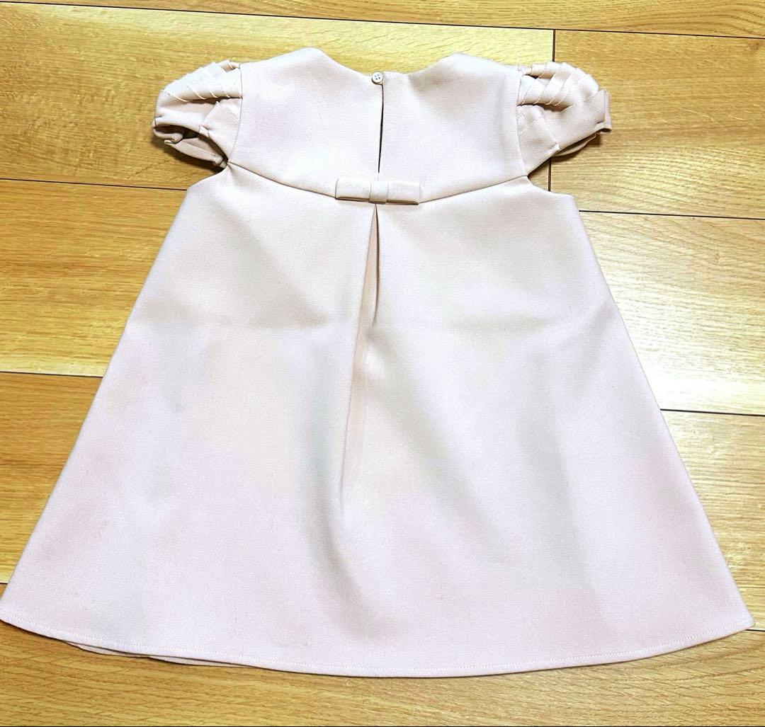 最終値下YOKO CHAN PETITE ピンクベージュドレス90cm95cm