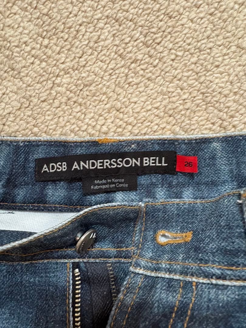 ぬぬぬさんAnderson bell デニムパンツ26 トロンプルイユ