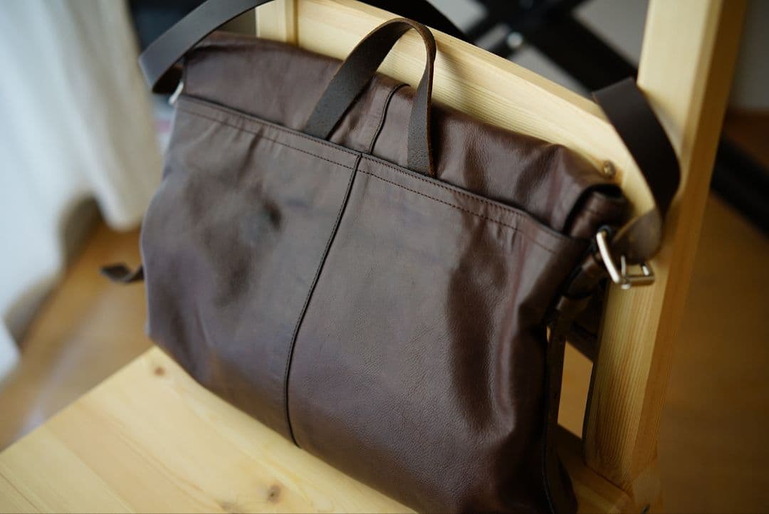 Coach コーチ レザー ビジネスメッセンジャーバッグ