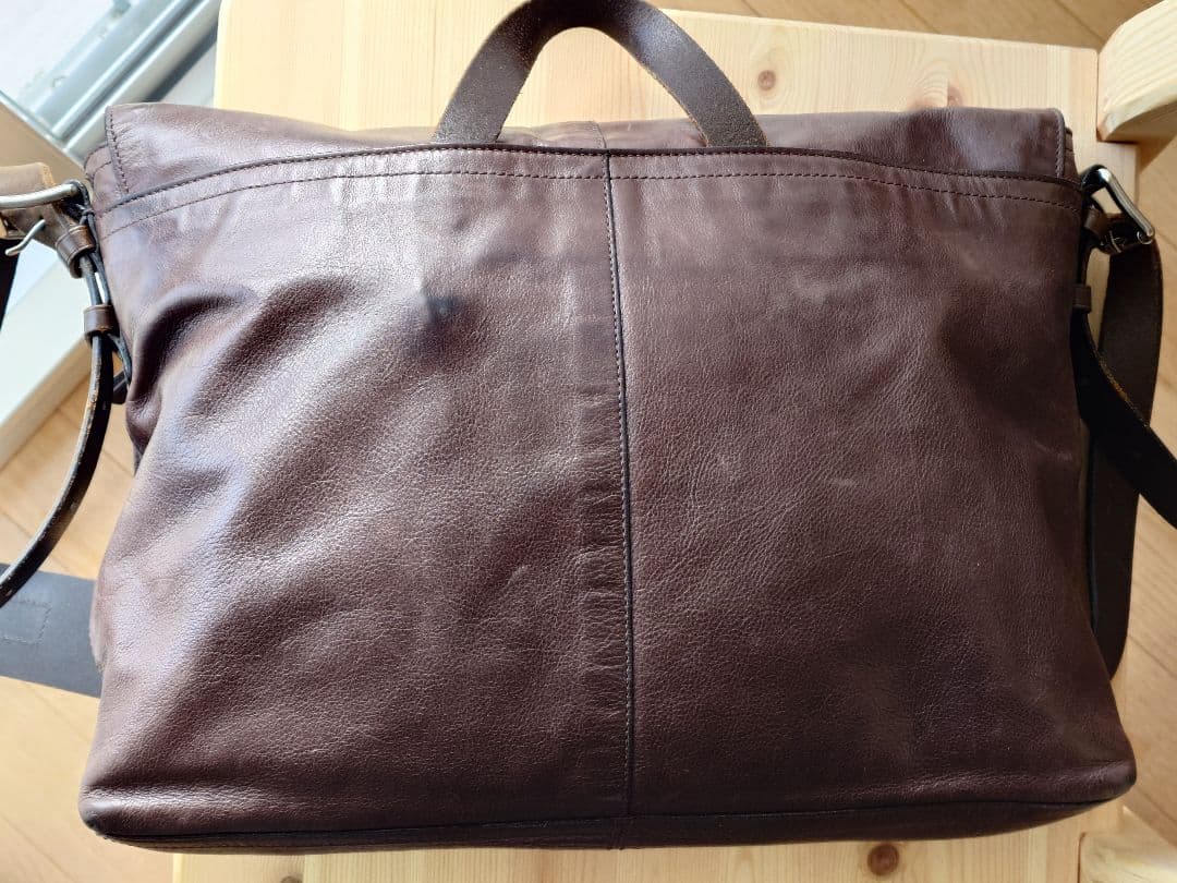 Coach コーチ レザー ビジネスメッセンジャーバッグ