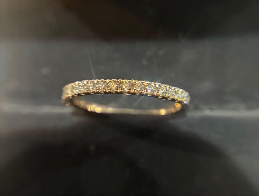 ロイヤルアッシャー ハーフエタニティ K18PG 12号