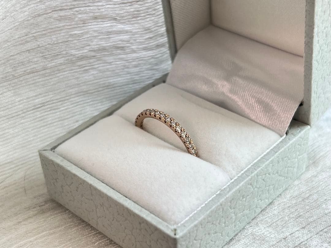 ロイヤルアッシャー ハーフエタニティ K18PG 12号