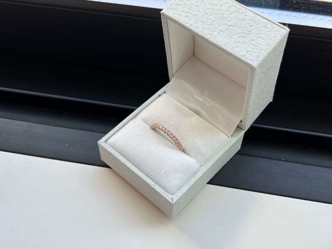 ロイヤルアッシャー ハーフエタニティ K18PG 12号