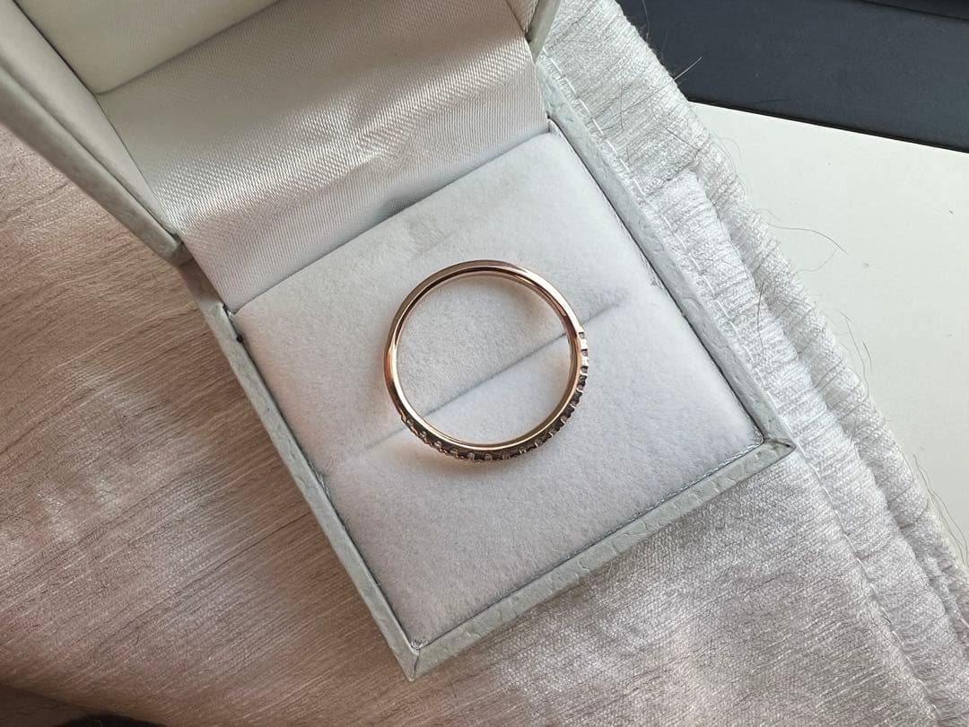 ロイヤルアッシャー ハーフエタニティ K18PG 12号