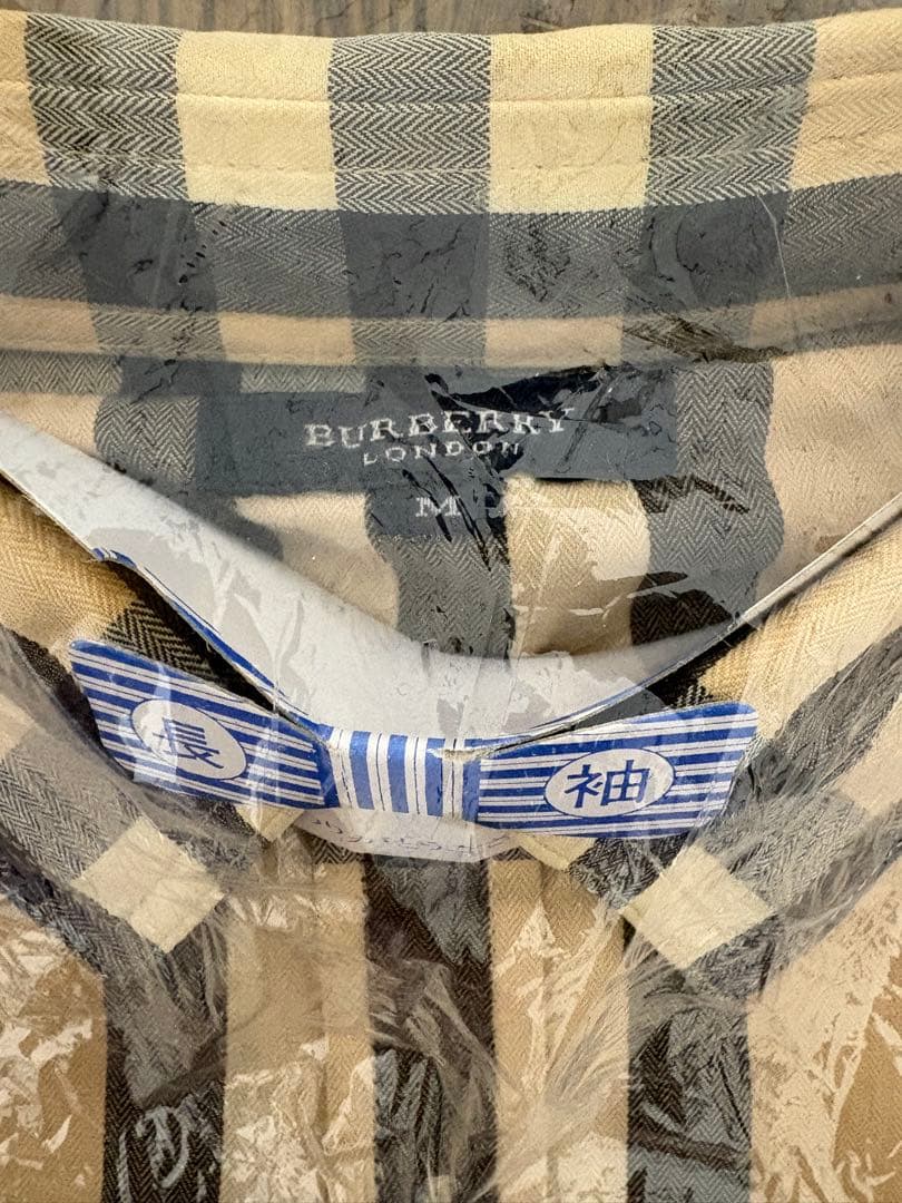 BURBERRY LONDON チェック柄 長袖シャツ