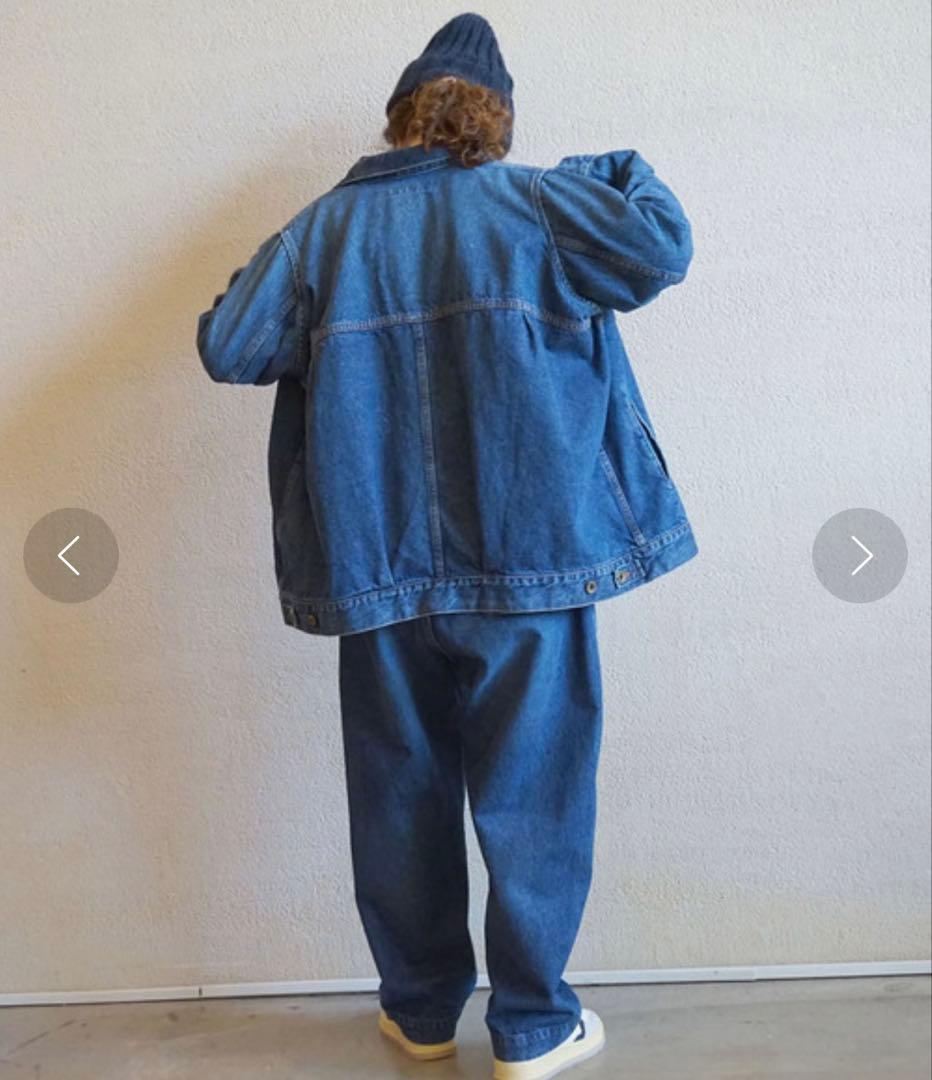 ジャーナルスタンダードラックス 12.5OZデニム バルーンワークパンツ 日本製