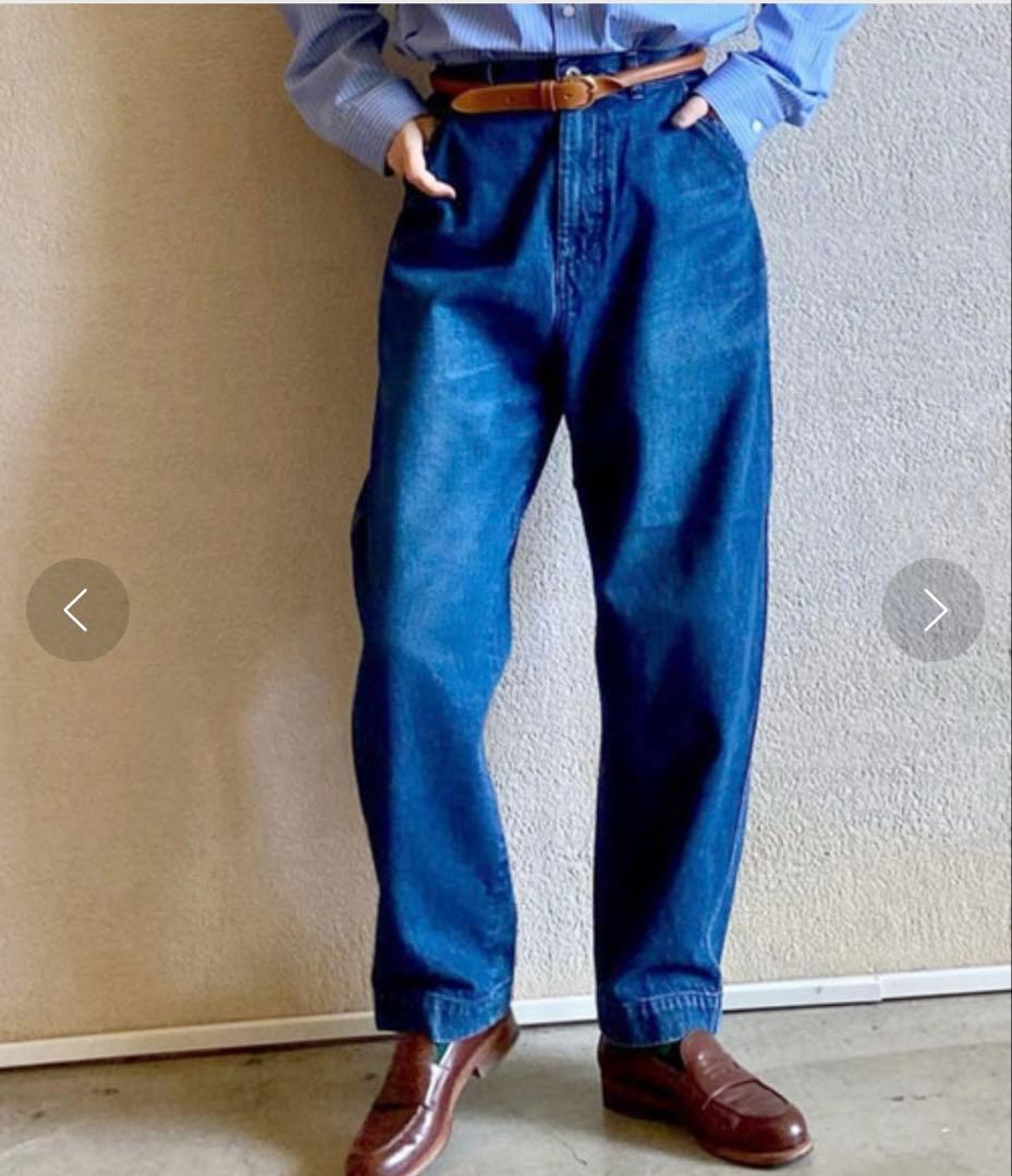 ジャーナルスタンダードラックス 12.5OZデニム バルーンワークパンツ 日本製