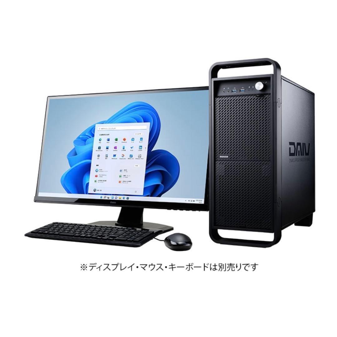 【新品未使用】DAIV Z5/core i7/RTX 3050/office付き