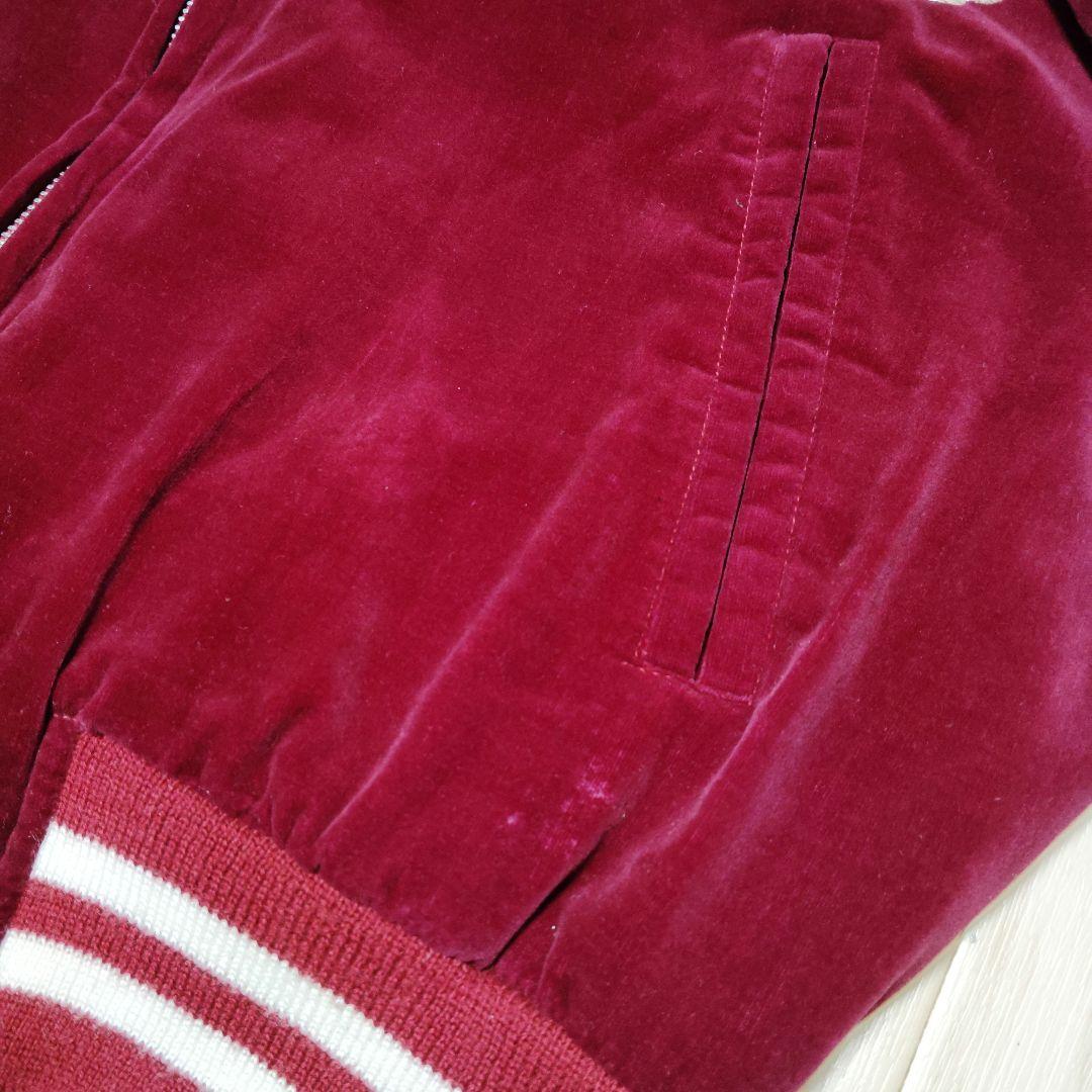 ね*め様 希少カラー　別珍　ベロア　スカジャン　風神雷神　龍　ユニセックス　Y2