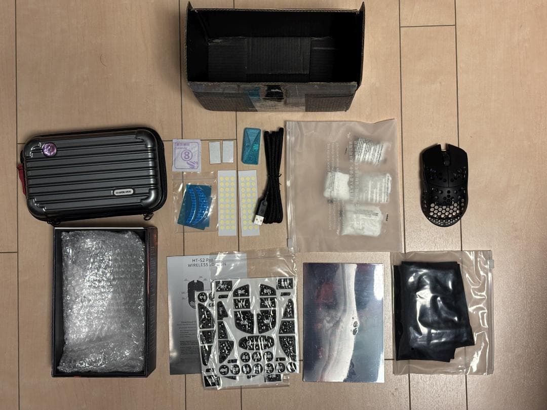 G-Wolves HT-S2 Pro 8K Wireless 極美品 黒×紫