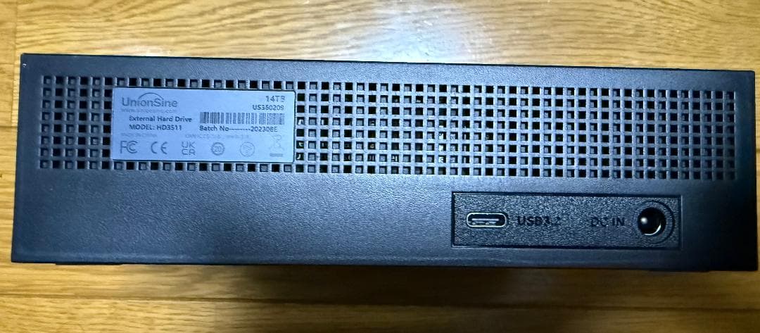 UnionSine Universal HDD 外付けUSB 14TB