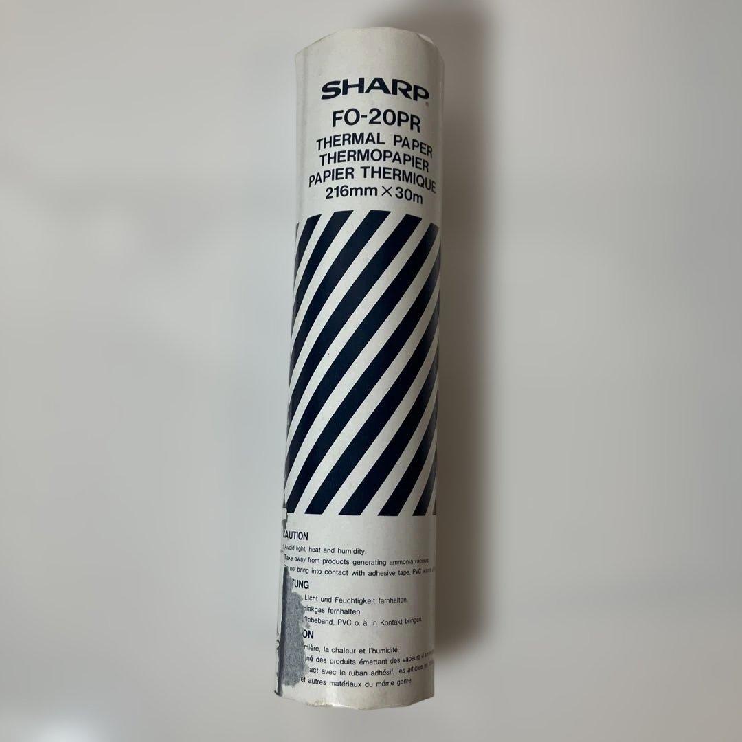 SHARP FO-20PR 純正感熱紙 216mm×30m 未使用