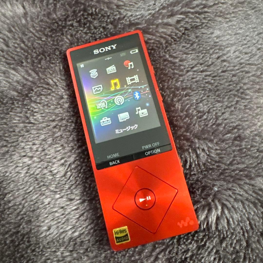 ソニー ウォークマンAシリーズ NW-A25 シナバーレッド