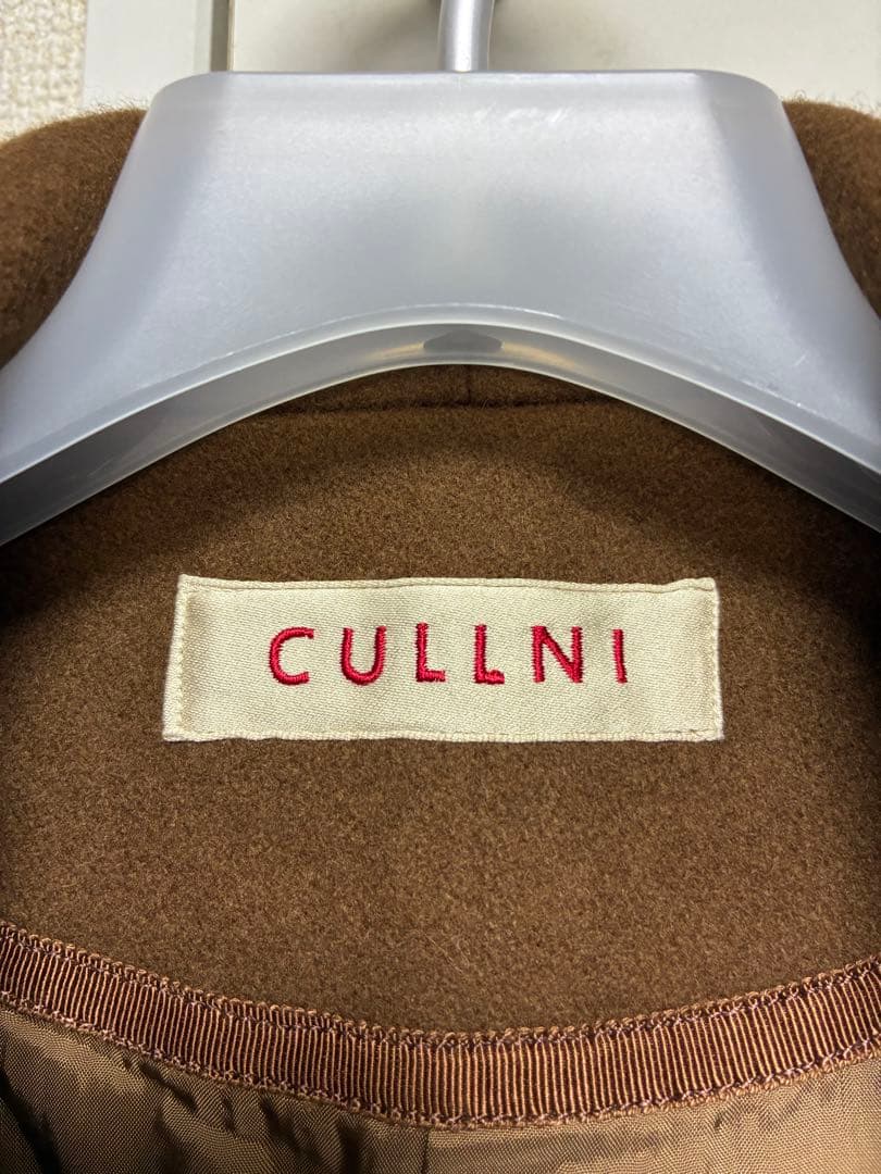 cullni クルニ タイロッケン ウール メルトン フード コート
