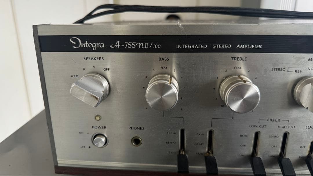 ONKYO 型番: A-755n Ⅱ/100. プリメインアンプ 現状品