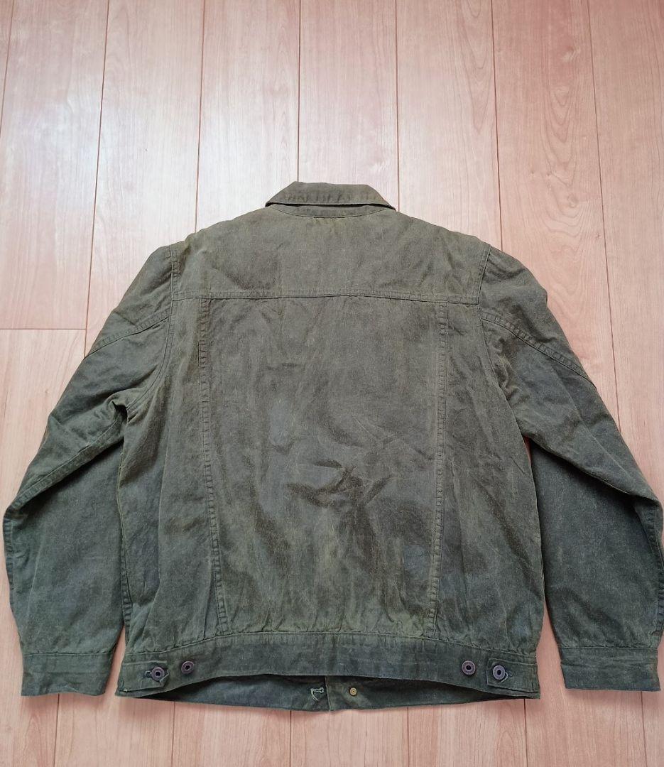 FLINT AND TINDER トラッカージャケット ワックスコットン