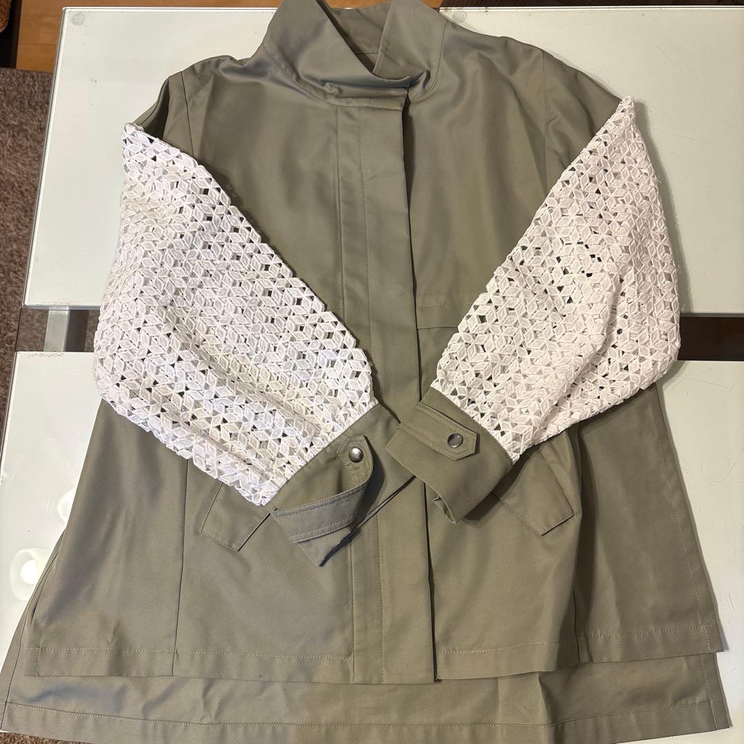 新品⭐︎mal.レレレさん　パシオーネ　袖レース　ミリタリージャケット♡