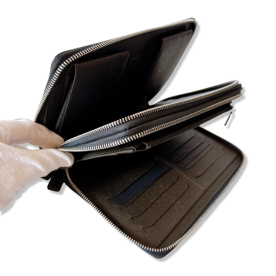 【美品】dunhill ダンヒル オーガナイザー トラベルケース 長財布