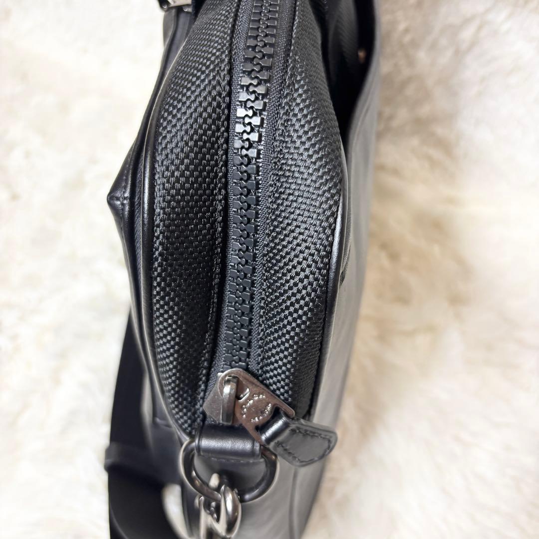 美品 COACH 2wayビジネスバッグ ブラック 6705
