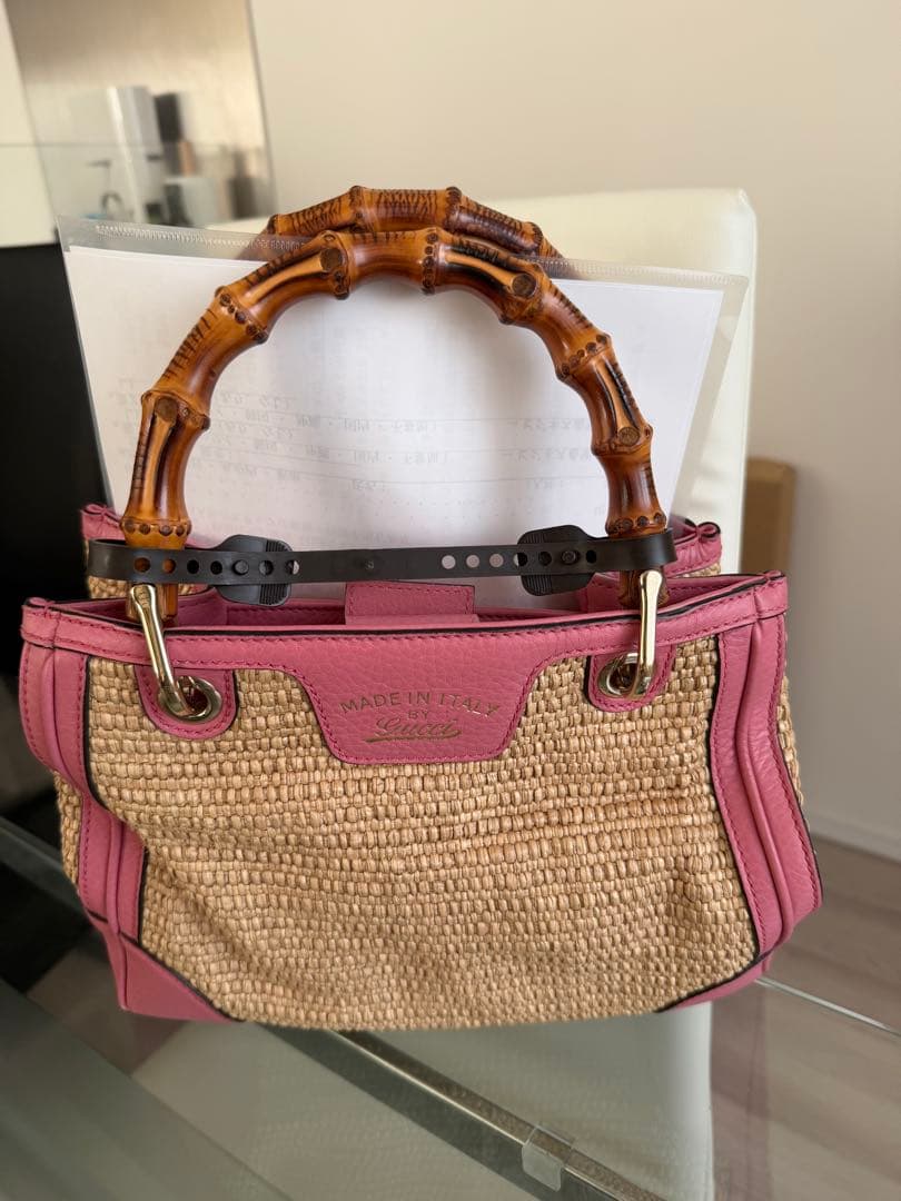 レア　GUCCI バンブー　カゴバック　新品未使用