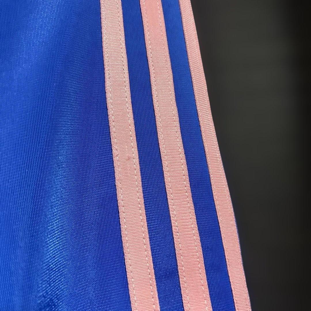 adidas ジップアップジャケット M 青