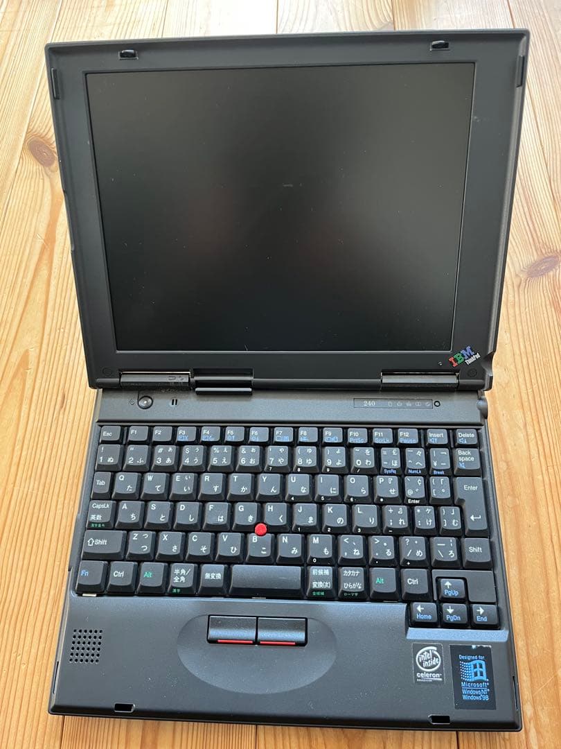 IBM ThinkPad2609-21JノートPC ACアダプターとコードセット