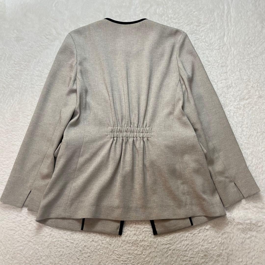 スーツカンパニー　セットアップ　スーツ　ジャケット　パンツ　ノーカラー