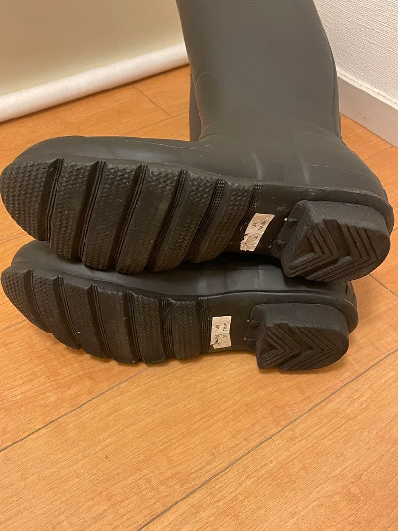 本日値下げ、HUNTER ブラックUK6(24.5cm~25cm)