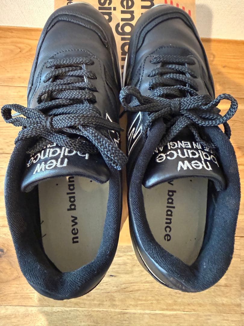 限定完売☆New Balance M1500BK ブラック オールレザー US9