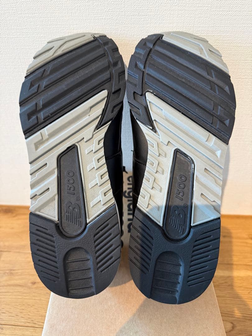 限定完売☆New Balance M1500BK ブラック オールレザー US9