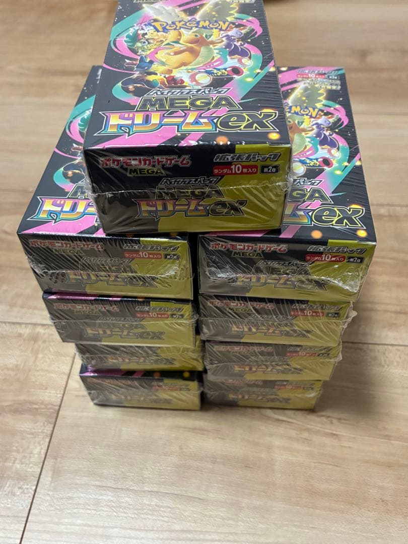 ポケモンカードゲーム MEGA ドリームEXシュリンク付き9個
