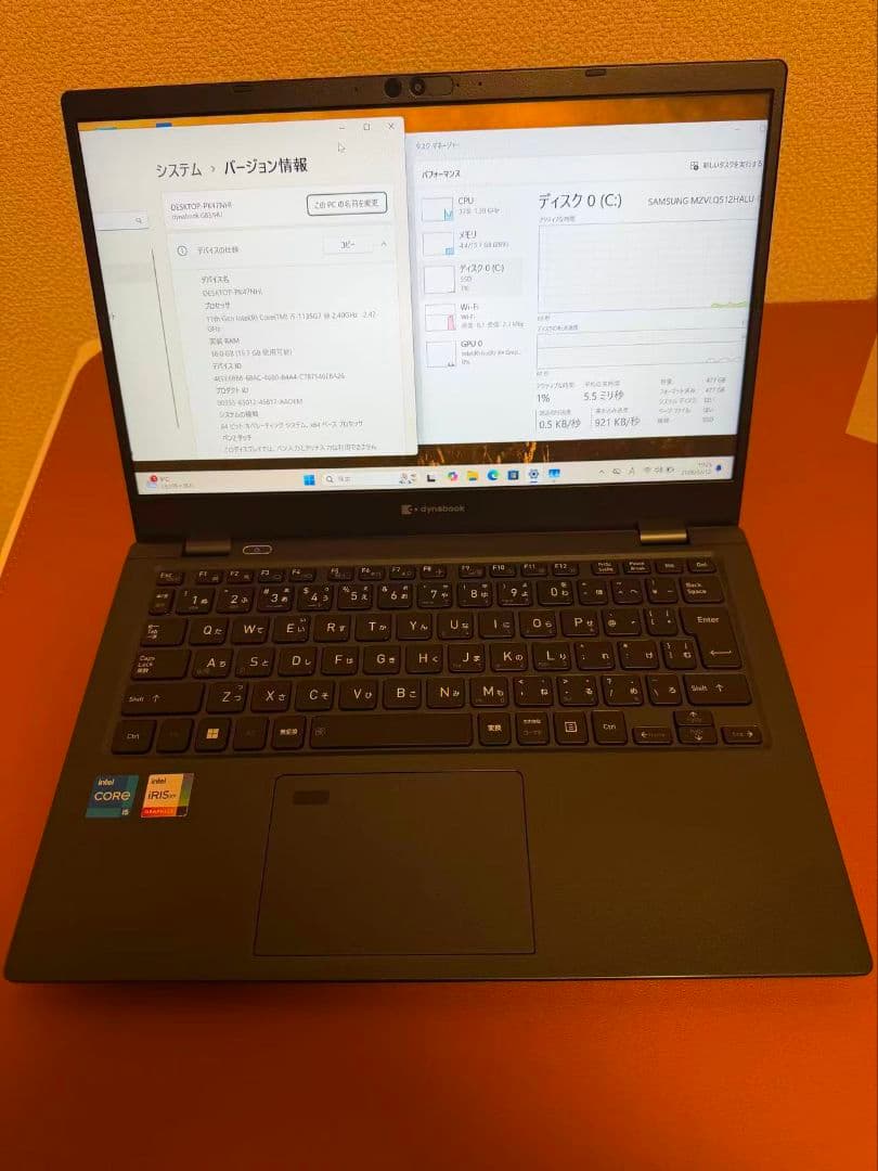 美品Dynabook G83/HU i5-1135G7 16G-512G(17)