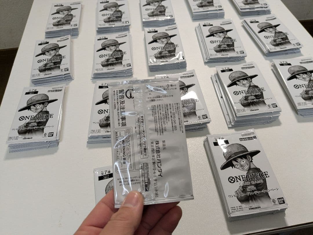 163パック トレジャーキャンペーン ワンピースカード 3周年 プロモパック