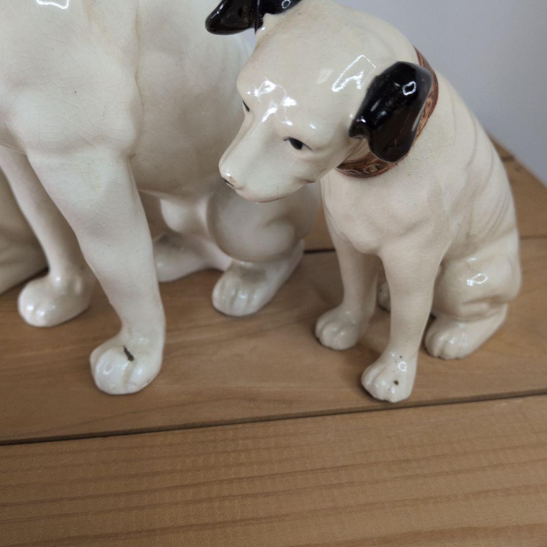 ひでさん【 ヴィンテージ 】 ニッパー君／ビクター／陶器製置物9体セット