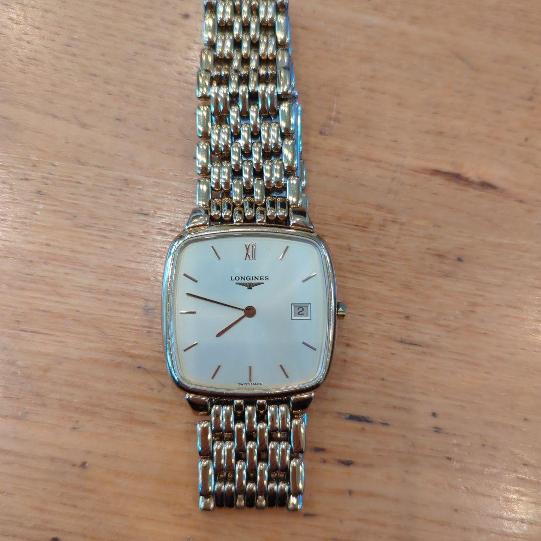 最終値下げ【美品】LONGINES ゴールド スクエア型腕時計