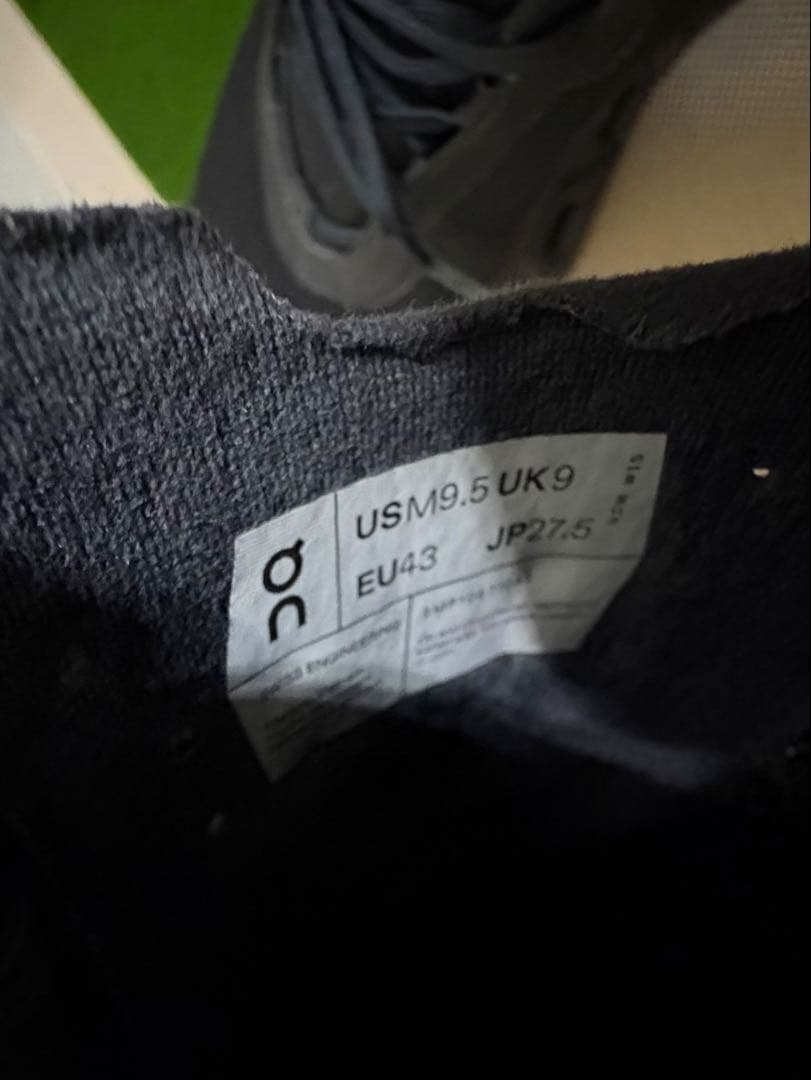 on（オン）cloudmonster void 【ブラック】27.5センチ