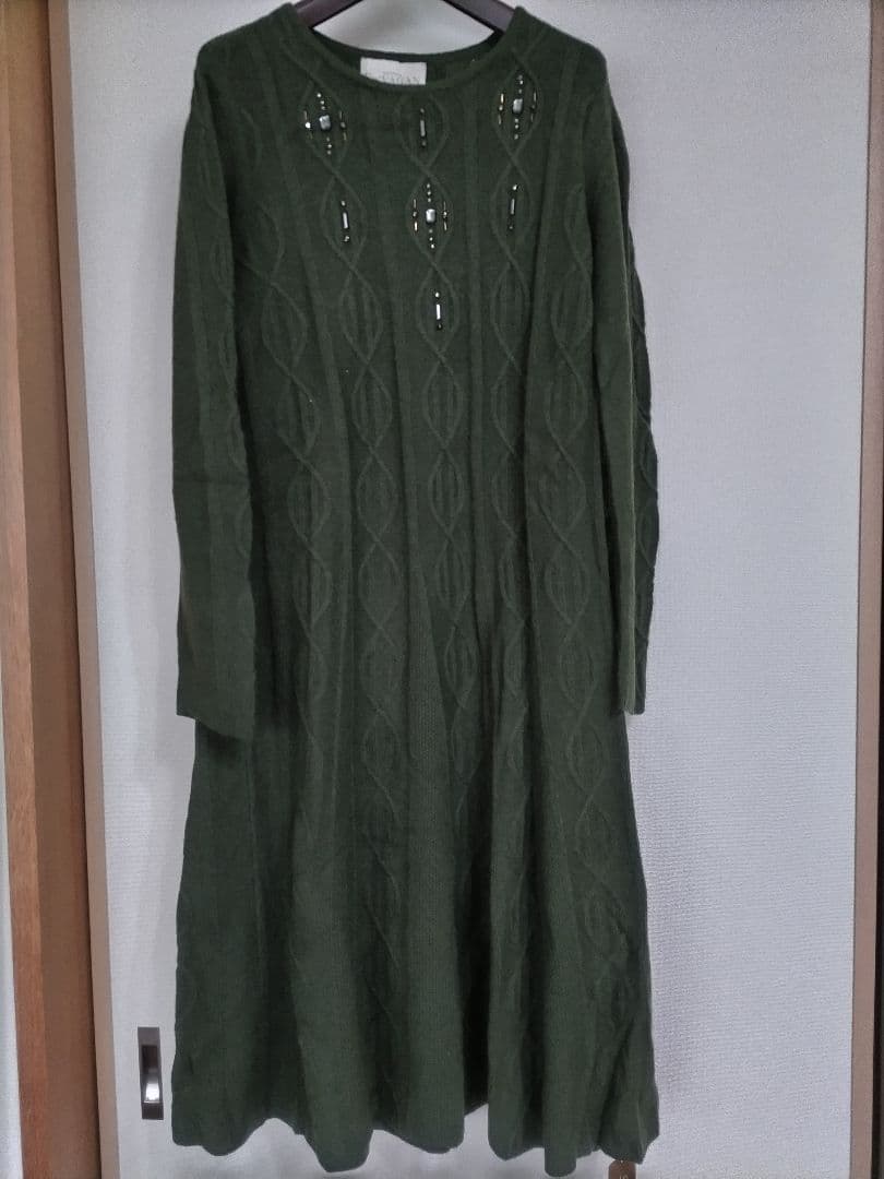 Rossa ケーブル編みニットワンピース新品未使用