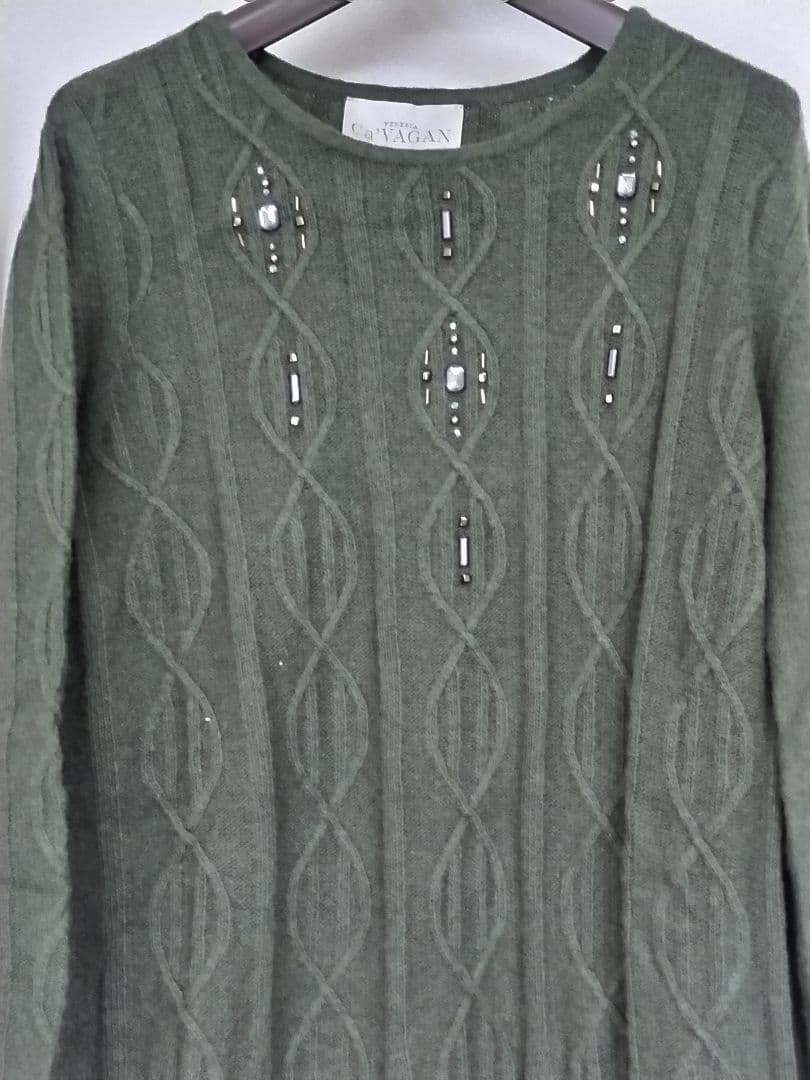 Rossa ケーブル編みニットワンピース新品未使用