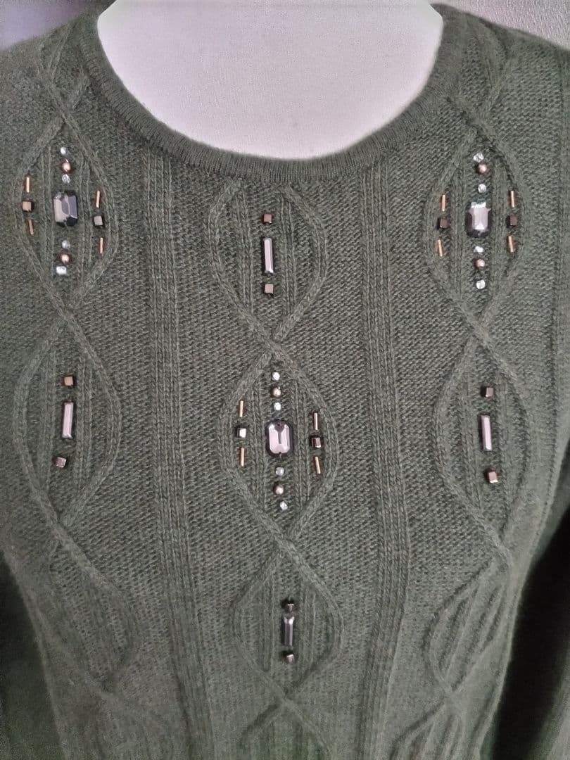 Rossa ケーブル編みニットワンピース新品未使用