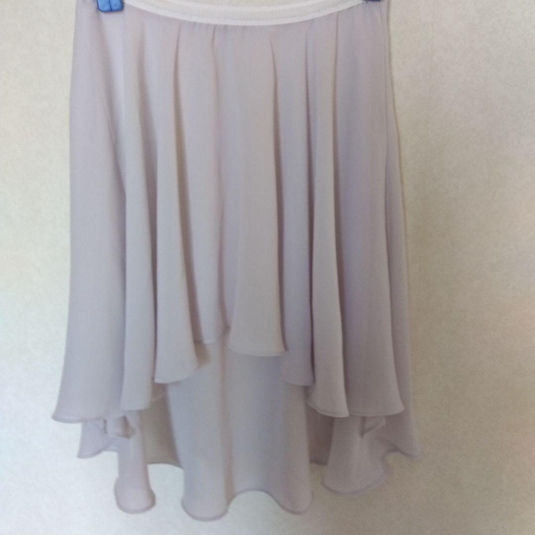 stina バレエスカート ライトグレー