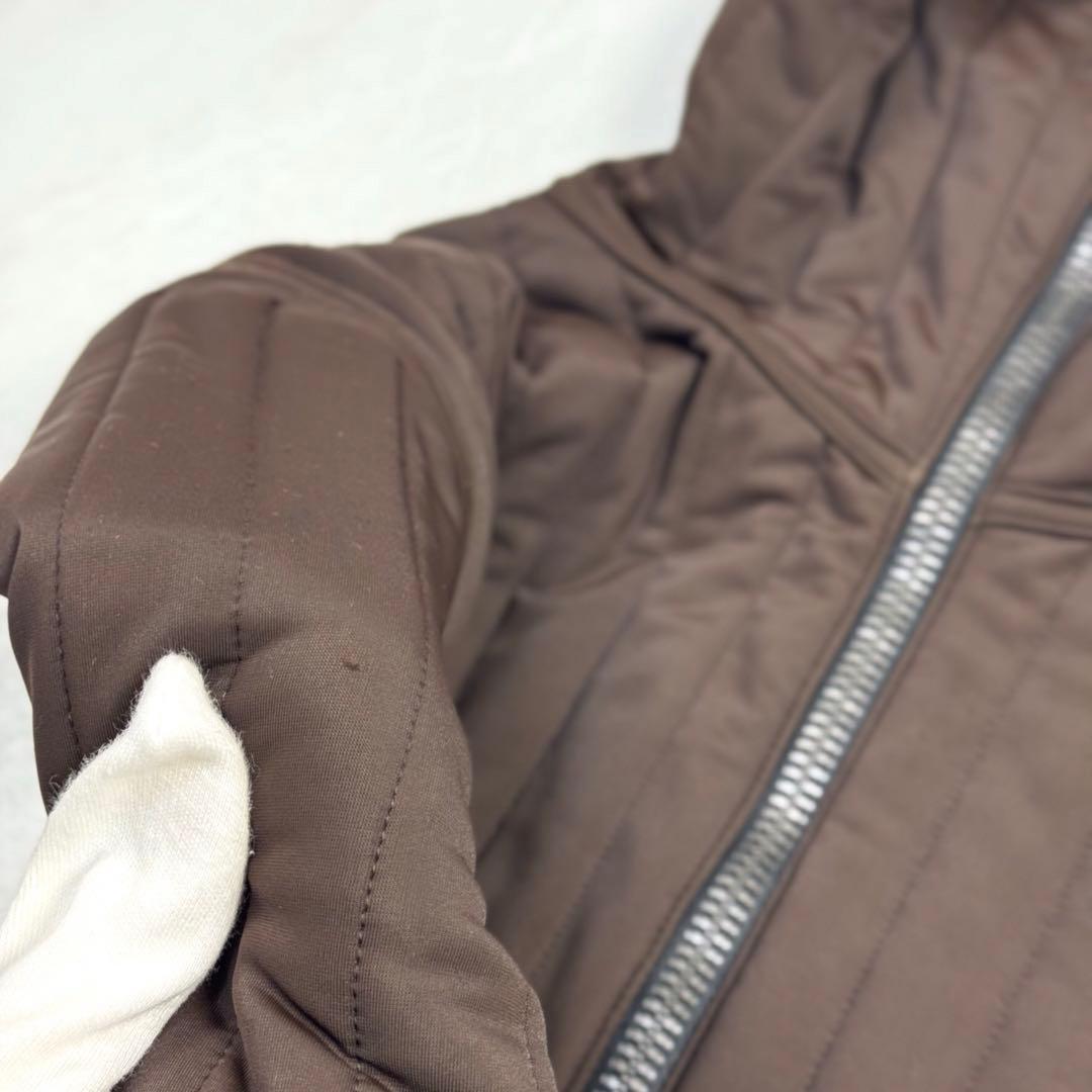 プラダスポーツ ダブルジップ フード キルティング ナイロンジャケット M