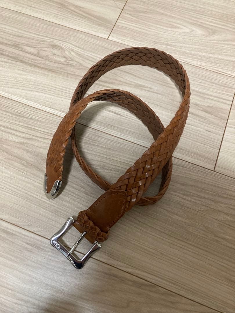 J&M davidson メッシュベルト 32/80 ブラウン 太さ30mm