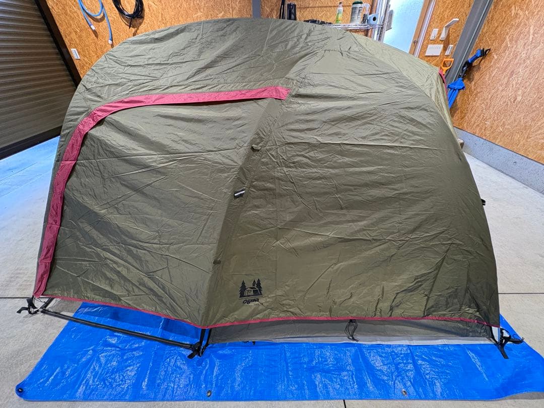 オガワ ステイシー ST-2 カーキ 純正グランドシート付き　ogawa テント