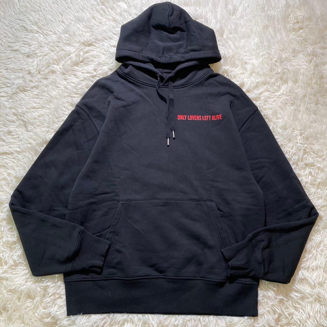 未使用級 エゴンラボ バックプリント パーカー フーディ スウェット