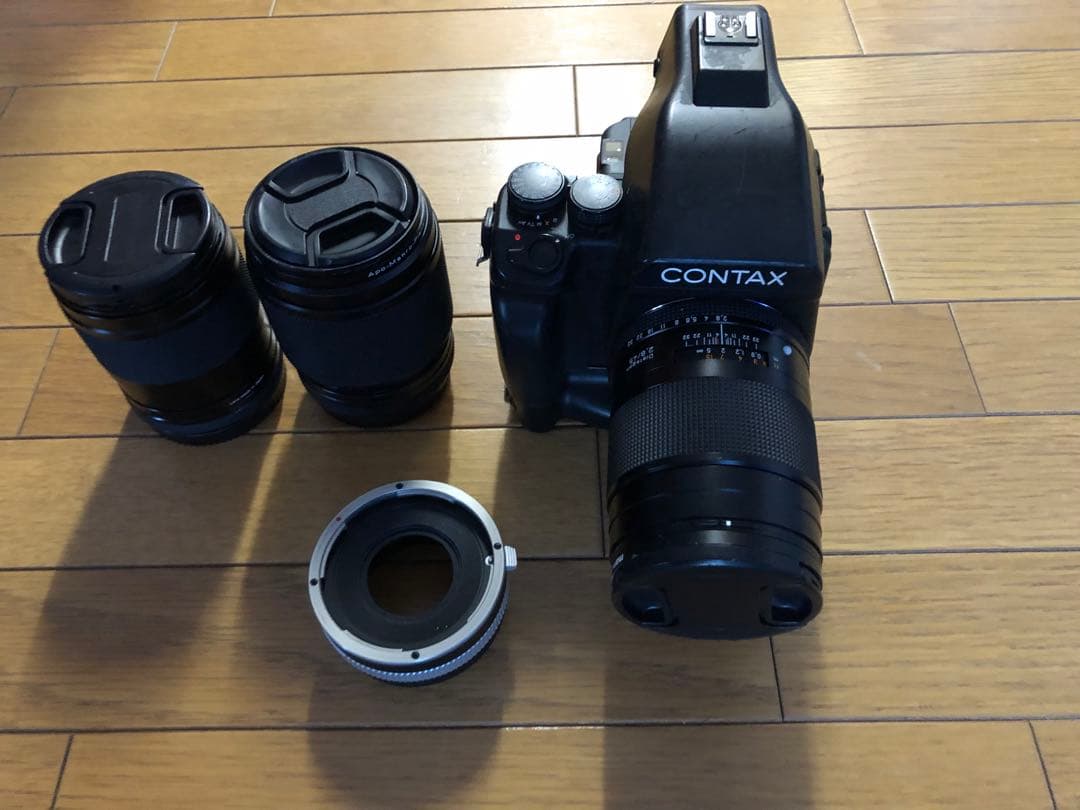 contax 645 レンズ3本セット(マウントアダプター&レンズ)