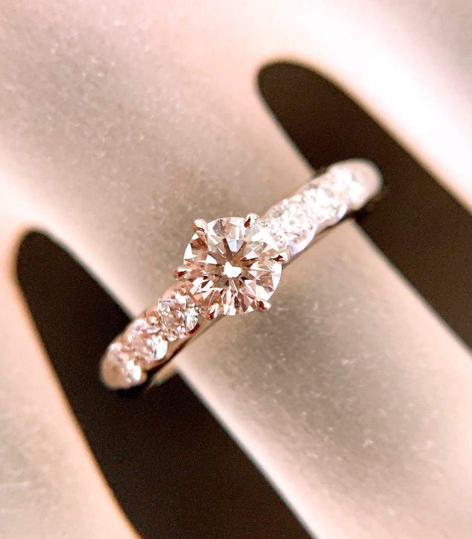 現行品❣️美品❗️MIKIMOTO❗️計0.562CT✨プラチナダイヤモンドリング
