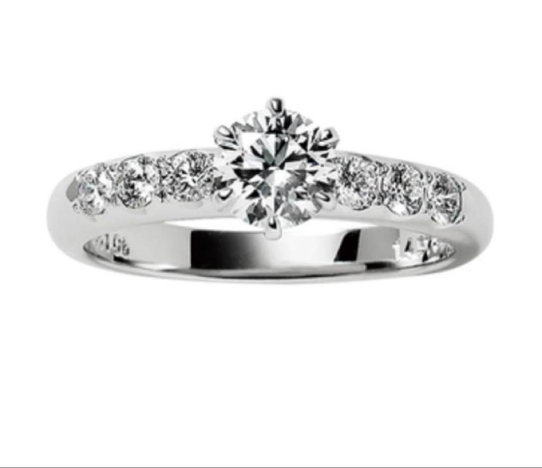 現行品❣️美品❗️MIKIMOTO❗️計0.562CT✨プラチナダイヤモンドリング