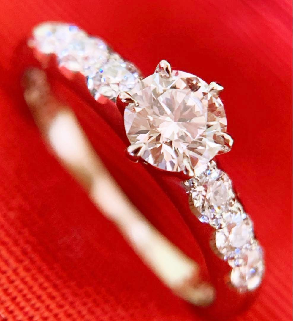 現行品❣️美品❗️MIKIMOTO❗️計0.562CT✨プラチナダイヤモンドリング